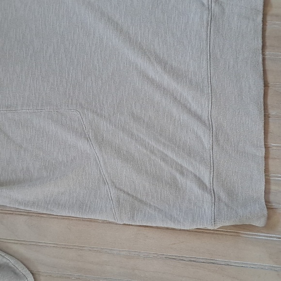 NorthCrest Classic Oversized Shawl Collar Pullover Sweater Beige Neutral Knit - Picture 5 of 11